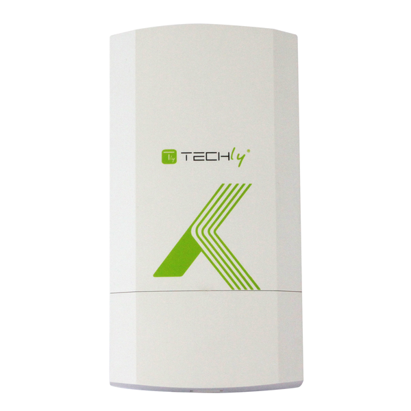 Techly I-WL-CPE120 draadloos toegangspunt (WAP) 300 Mbit/s Wit Power over Ethernet (PoE)
