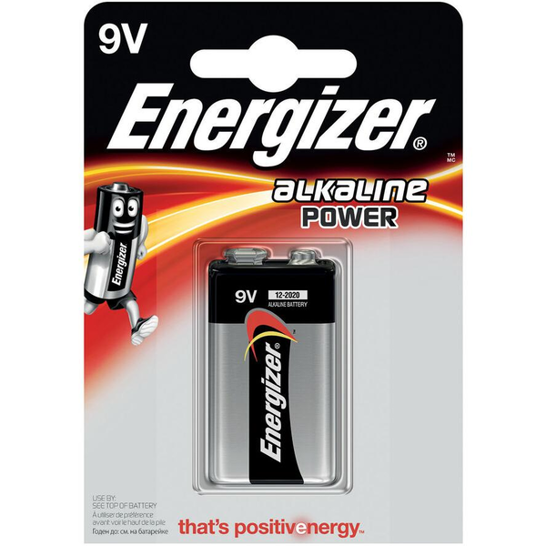 Energizer Batterie Alkaline Power -9V  6LR61 E-Block    1St.