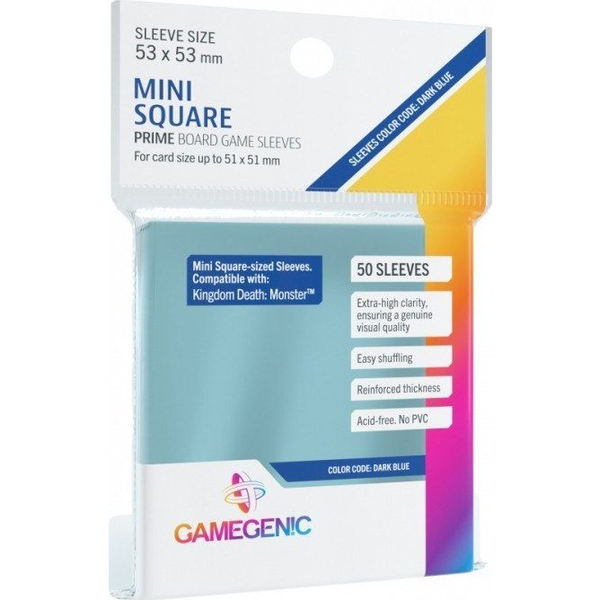 Asmodee - Prime Mini Square-sized Sleeves 53x53mm (50)