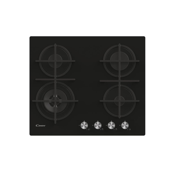 Plynová varná deska CANDY CDK6GF4WEKB 59,5 cm SKLO HART
