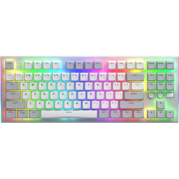 HATOR Gravity TKL toetsenbord Gamen USB QWERTY Amerikaans Engels Wit