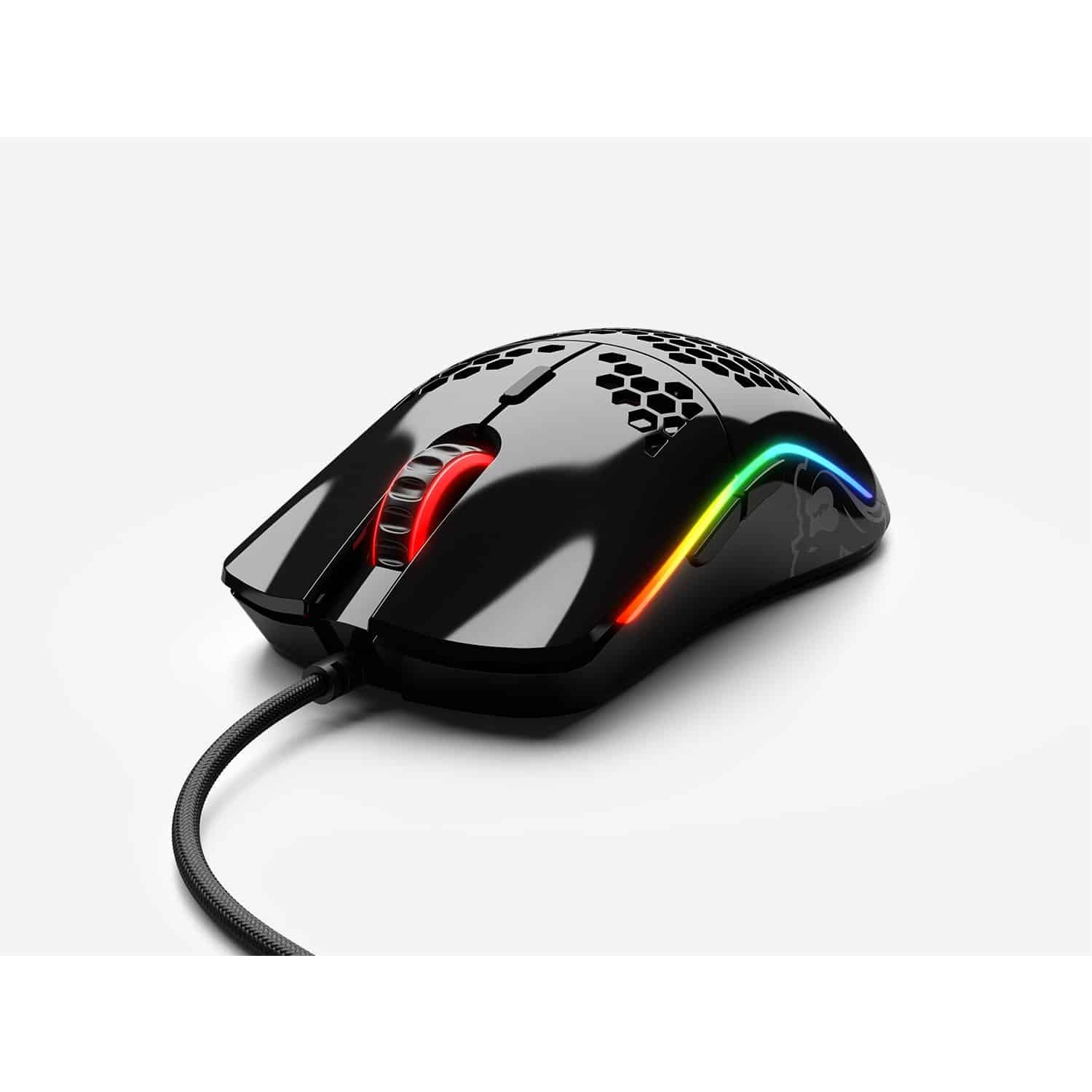 Glorious Model O Fényes Fekete 67g Gaming Egér (GO-GBLACK)
