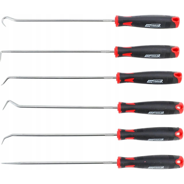  AWTools AWTOOLS HACZYKI DŁUGIE Z RĘKOJEŚCIĄ 6el.