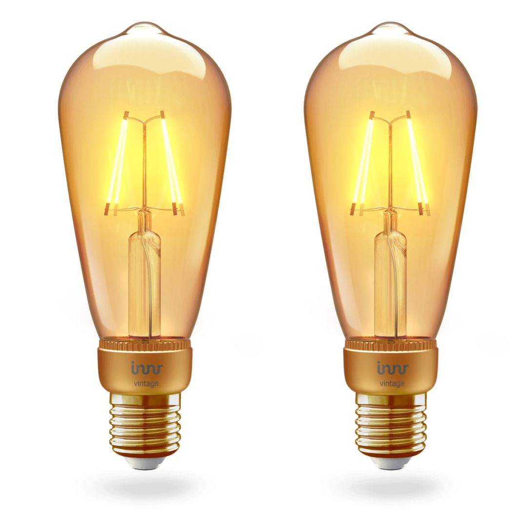 Innr RF 264-2 Vintage ST64 Edison okos LED fényforrás E27 4.2W (2db) (Innr RF 264-2)