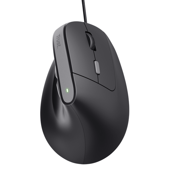 Trust Bayo II ergonomikus egér jobbkezes 2400 DPI