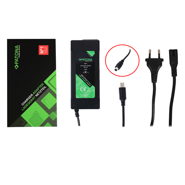 Patona PT7822 Xiaomi Mi Electric Scooter M365/PRO/PRO2/1S Elektromos roller töltő 42V