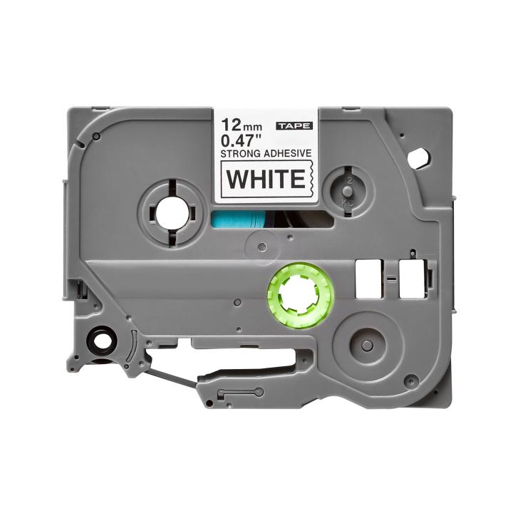 White Box (Brother TZE-S231) 12mm / 8m Feliratozógép szalag - Fehér alapon fekete (TZeS231FUIK)