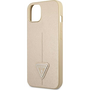 Guess SaffianoTriangle Apple iPhone 14 Plus hátlap tok, bézs