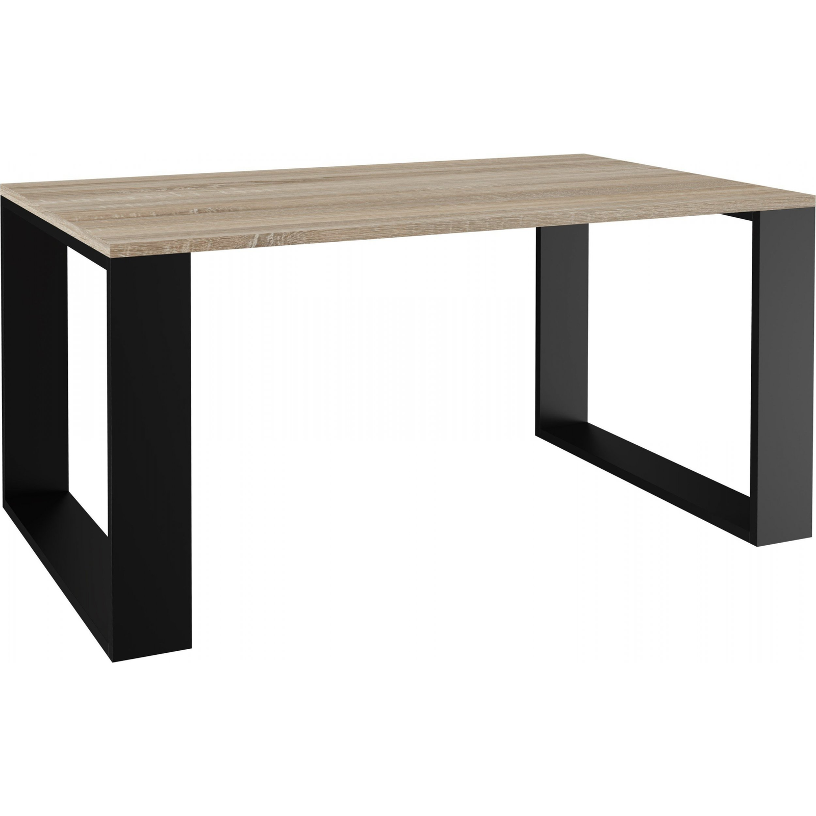 WM-Meble Lincoln Dohányzóasztal - Fekete/Sonoma (MODERN SON/CZ)