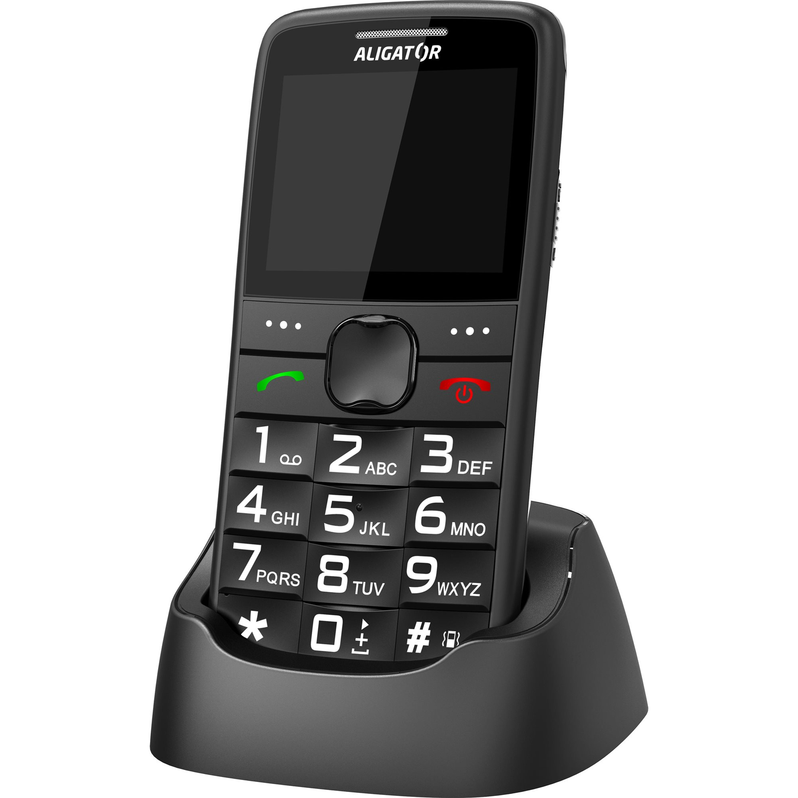 Aligator A675 Senior fekete (A675BK)