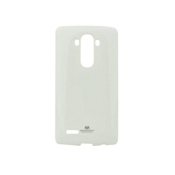 MERCURY Goospery szilikon telefonvédő (csillámporos) FEHÉR [LG G4 (H815)] (5996457544691)