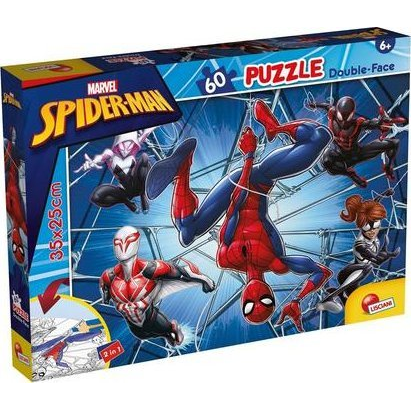 Pókember 2 az 1-ben 60db-os puzzle és színező 35x25cm - Lisciani (304-99634)