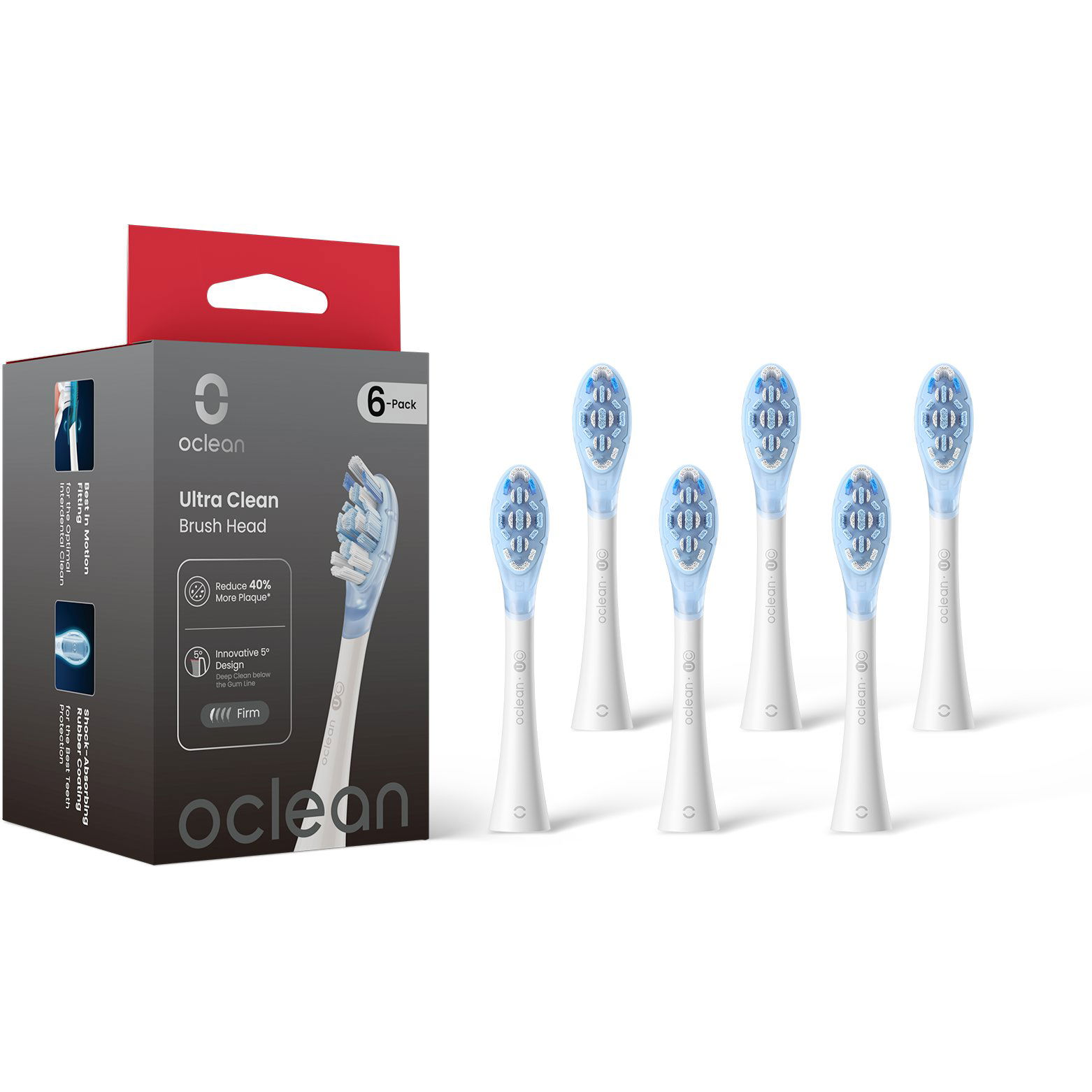 Oclean Ultra CleanUC03 W06, 6 db, fehér (6970810556926)