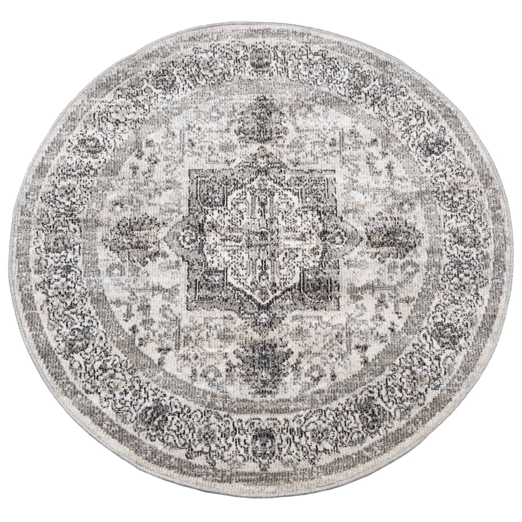 ARBIZU többszínű vintage stílusú bel-/kültéri szőnyeg Ø 120 cm (375716)