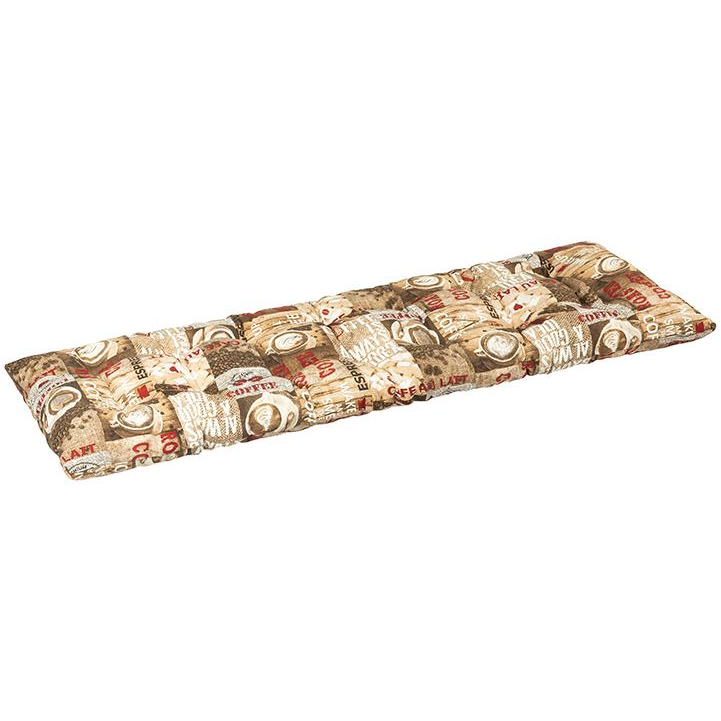 BELLATEX Bench seat 41 / 560 quilted 40 × 120 coffee bean (11528)