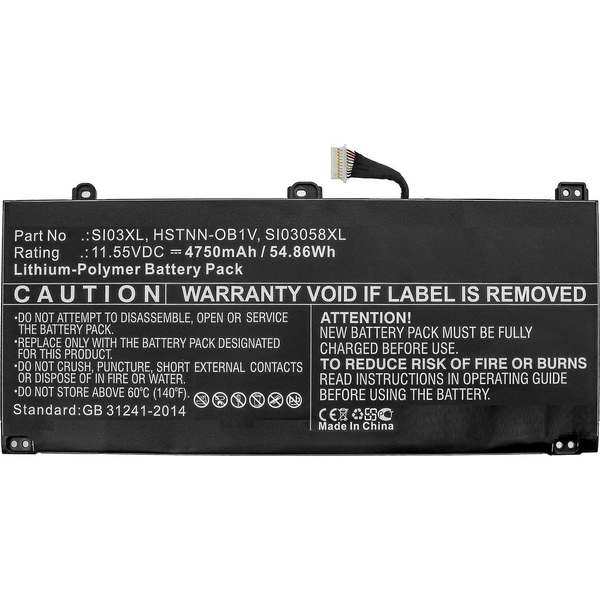 CoreParts MBXHP-BA0273 laptop reserve-onderdeel Batterij/Accu