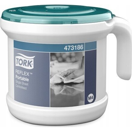 TORK 473186 Reflex™ Papír kéztörlő adagoló Műanyag Fehér, Türkiz 1 db (473186)