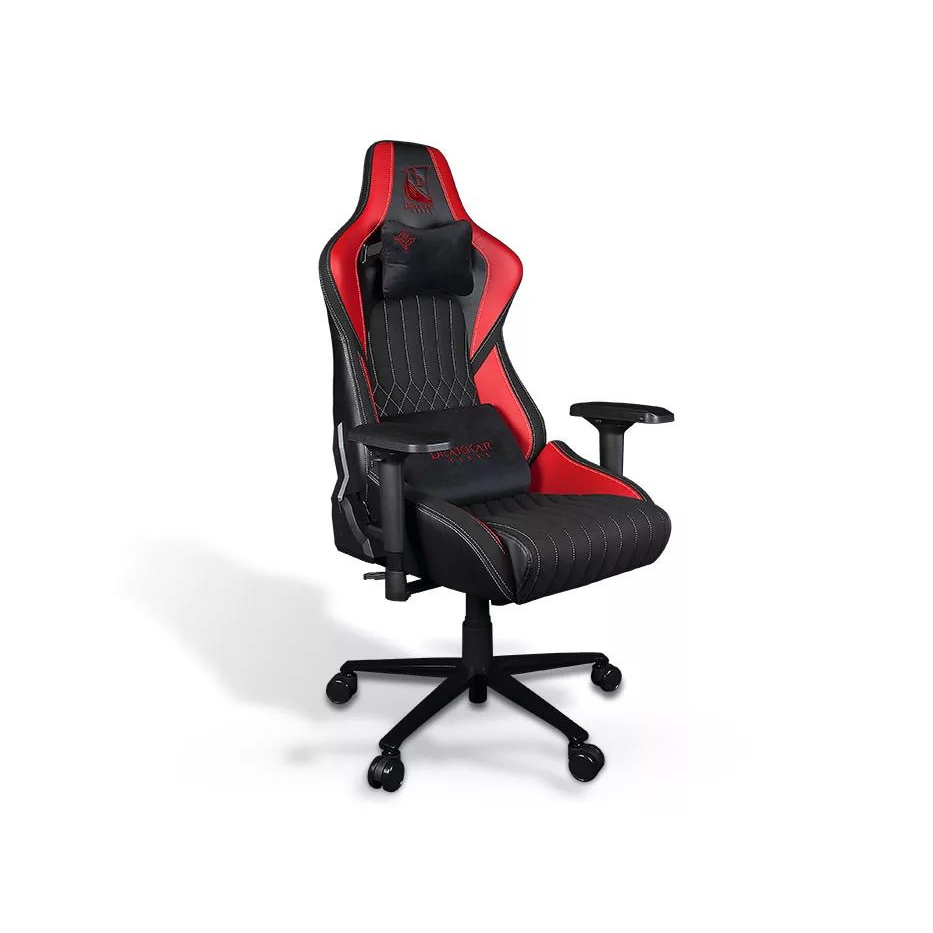 Konix Drakkar 78441117720 gamer szék PC gamer szék Párnázott ülés Fekete, Vörös (KX-DK-GC-HEL)