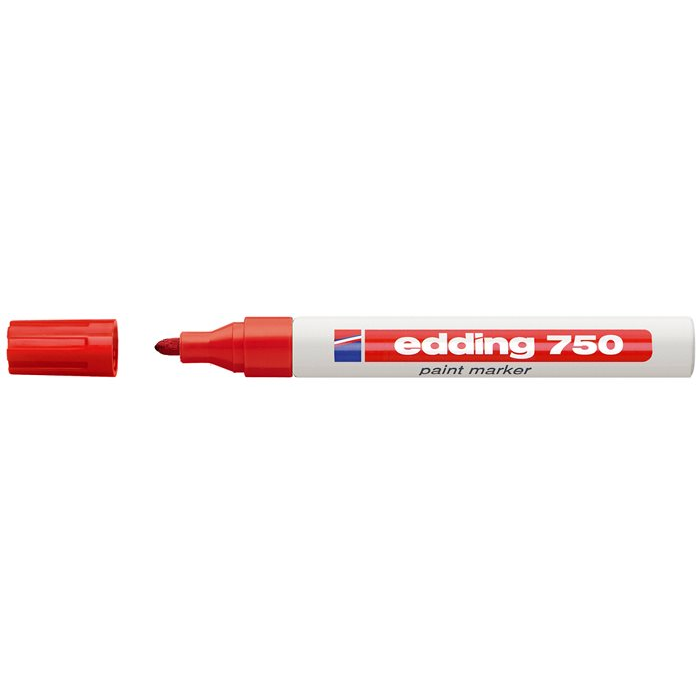 Edding 750 2-4mm Lakkmarker - Piros (7580096002)