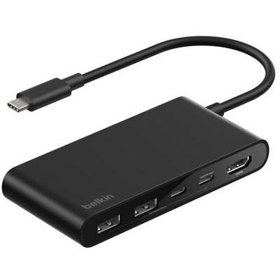 BELKIN AVC022HQBK 5-Port USB-C Hub with Dual USB-C Ports