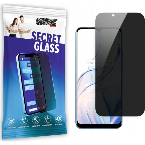 GrizzGlass Szkło prywatyzujące GrizzGlass SecretGlass Realme C30s
