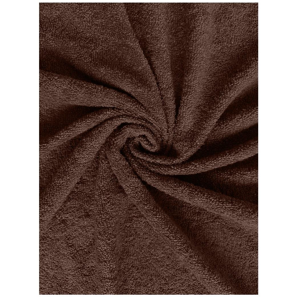 Kaptan Sheet terry Lux, 180 × 200 cm, dark brown (5693219287-015)