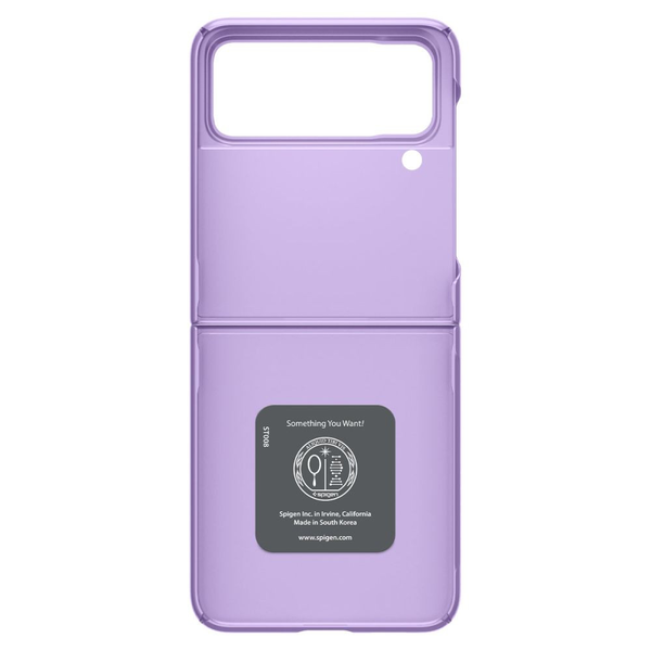 Samsung Galaxy Z Flip4 SM-F721B, husa din plastic, Spigen Airskin, ultra-subtire, violet (124210)
