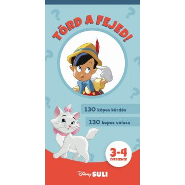 Disney: Törd a fejed 3-4 éveseknek (9789635841981)