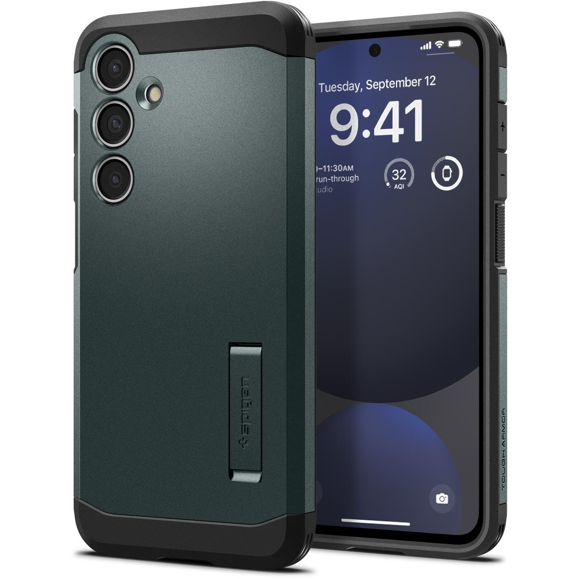 Spigen Tough Armor Abyss Green Samsung Galaxy S24 FE tok (ACS08624)