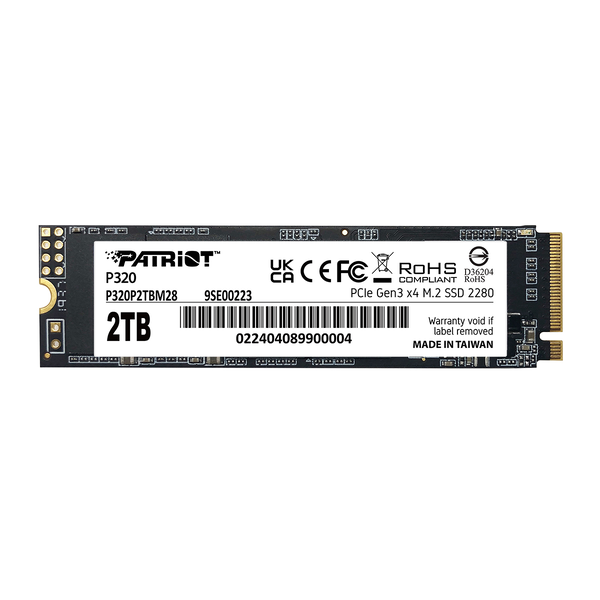 Patriot P320 M.2 NVMe SSD 2TB PCIe 3.0