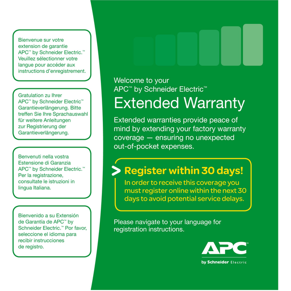 APC Service Pack 3 Year Extended Warranty 3 anno/i