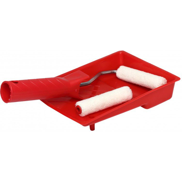 Pro-Line Zestaw malarski Mini wałek Welur 10cm 2szt. + kuweta (41249)