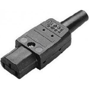 BACHMANN Kaltgertekupplung IEC320 C13 10A/250VAC schwarz Schraubanschluss