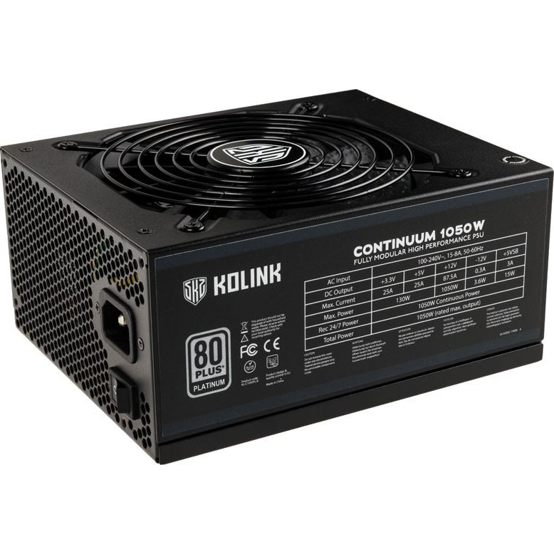 Kolink 1050W Continuum 80+ Platinum Tápegység (NEKL-029)