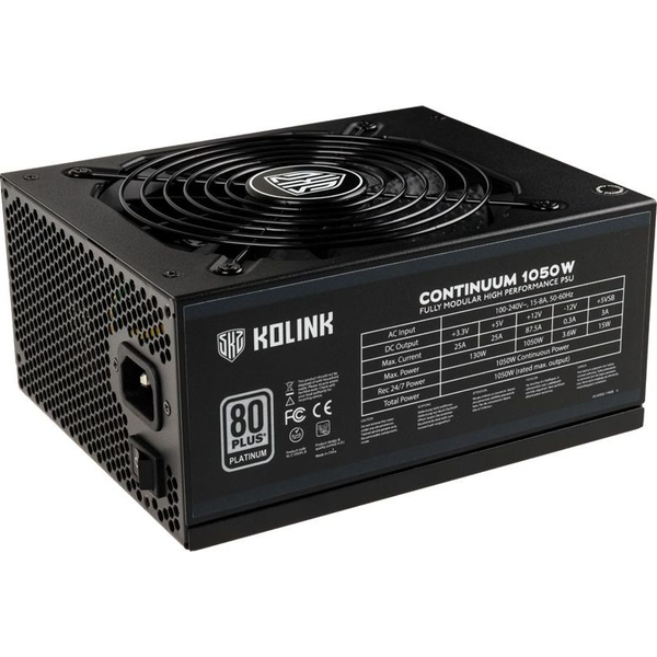 Kolink 1050W Continuum 80+ Platinum Tápegység