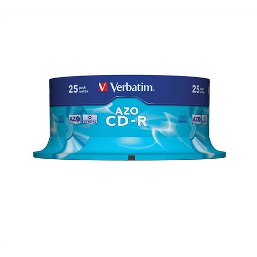 Verbatim CD-R AZO Crystal 700 MB 52x 25 stk