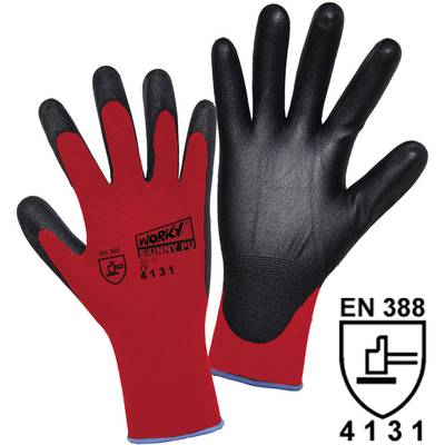 L+D worky SKINNY PU 1177-9 Nylon Munkakesztyű Méret (kesztyű): 9, L EN 388 CAT II 1 pár (1177-9)