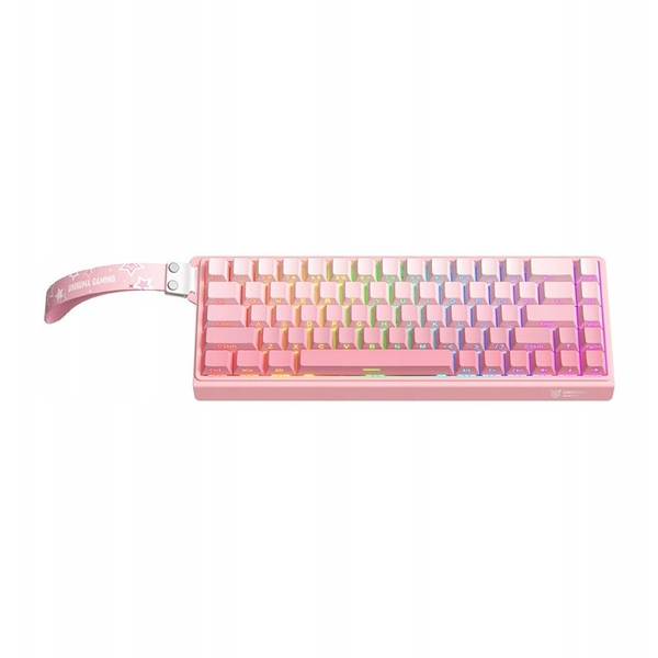 ONIKUMA G69 RGB Magnetic US Angol rózsaszín