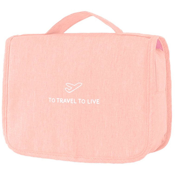 Kufryplus TB2011 Felakasztható kozmetikai táska, rózsaszín