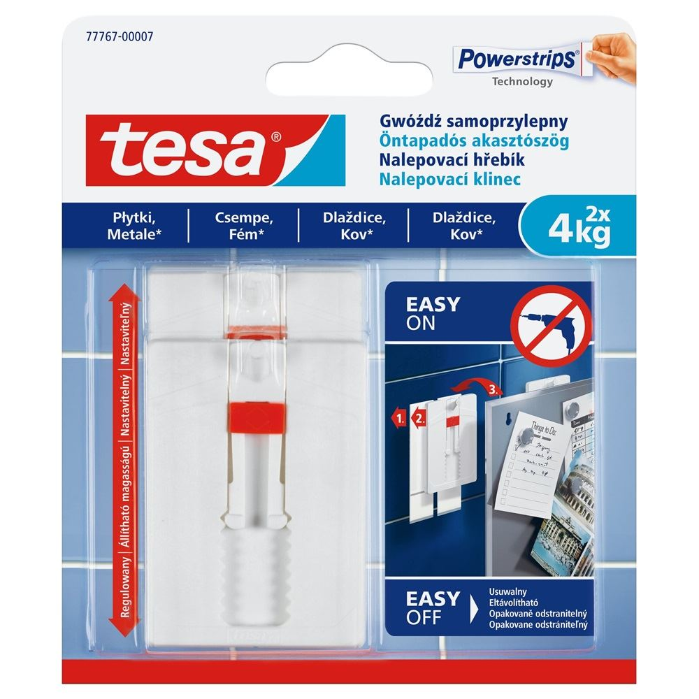 Tesa Powerstrips öntapadós akasztószög (4042448353788) (4042448353788)