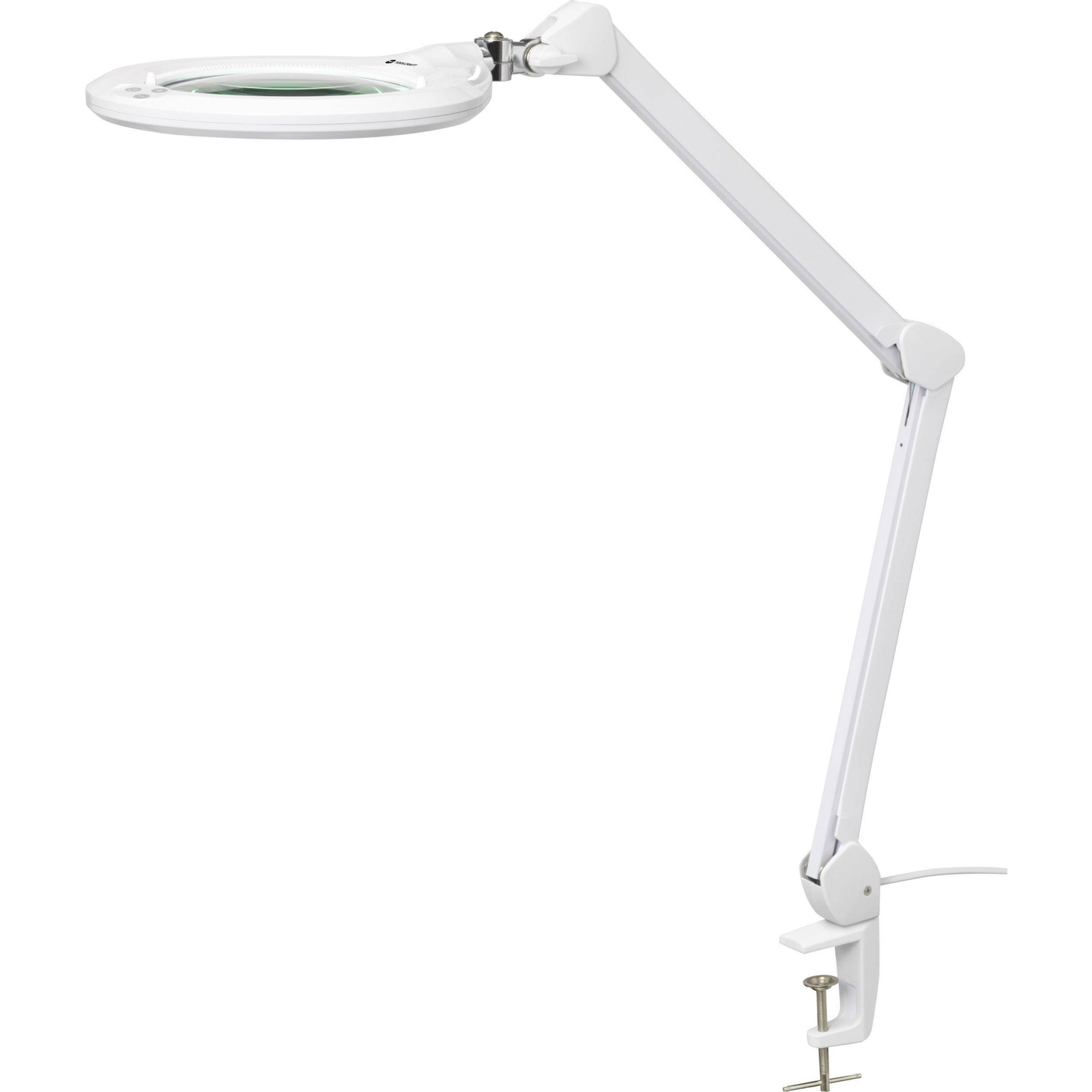 TOOLCRAFT TO-7427319 LED nagyító lámpa bilinccsel 1160 lm 178 mm (7") Nagyítási tényező=1.75 x 178 mm 2021-es energiahatékonysági osztályok F (A (TO-7427319)