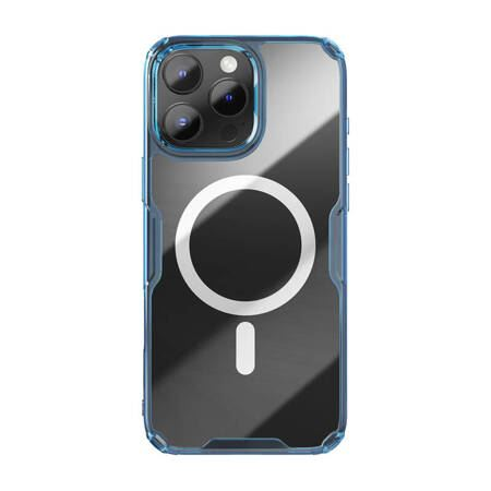 Nillkin Nature Pro Magnetic iPhone 16 tok átlátszó-kék (6902048287273)