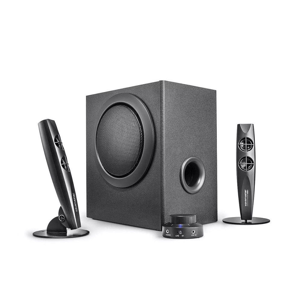 WaveMaster STAX BT 2.1 csatornás aktív hangszórórendszer fekete (66211) (wave66211)