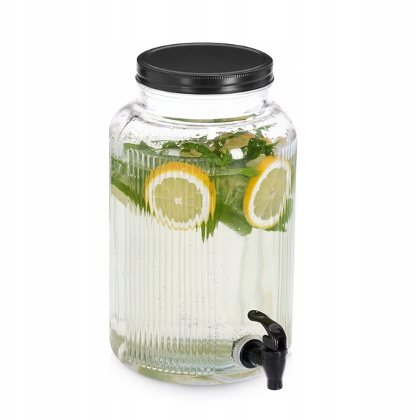 Szklany słoik z kranikiem KITCHEN ESSENTIALS, 3900 ml