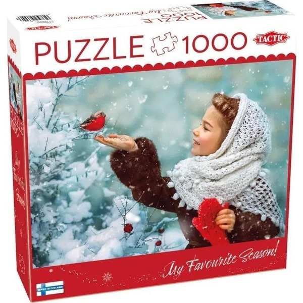 Tactic 59221 puzzel Legpuzzel 1000 stuk(s) Winter