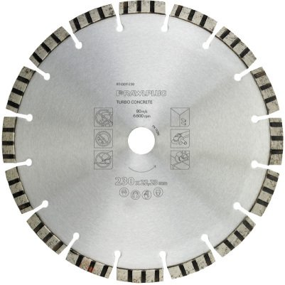 125X22,23MM TURBO CONCRETE HEAVY DUTY TARCZA DIAMENTOWA RT-DDT-125 1 szt.