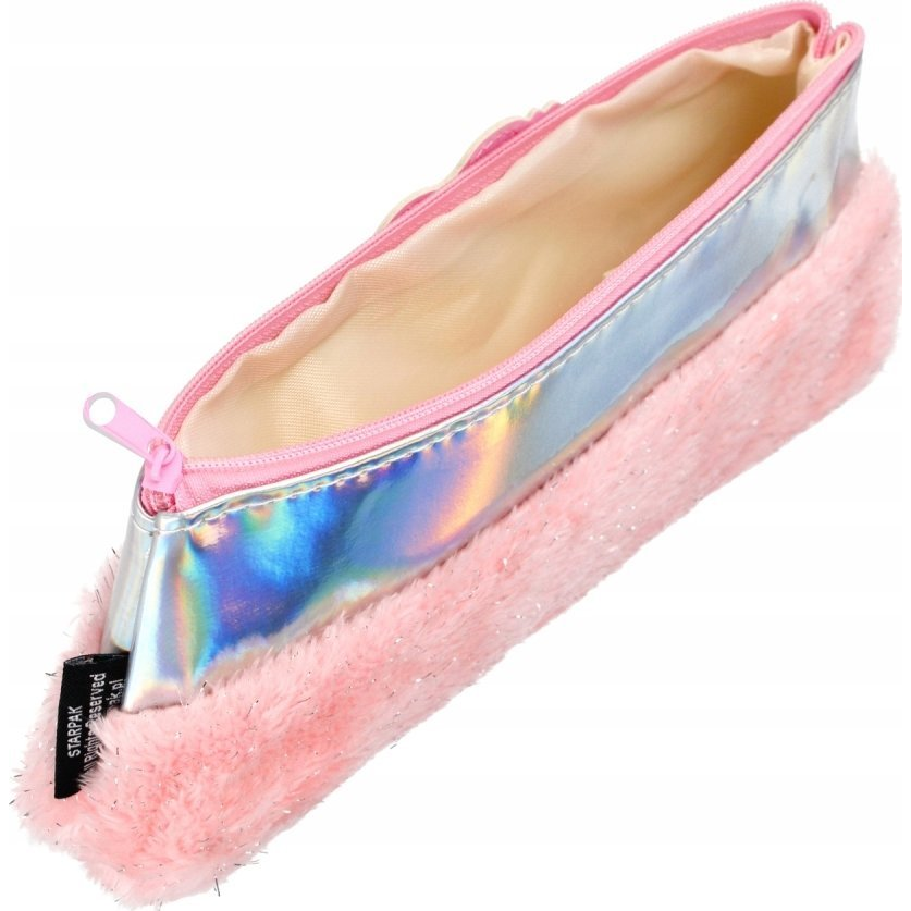 Starpak Szőrmés Holografikus Tolltartó és Neszeszer - Unikornis (STK PIO552)