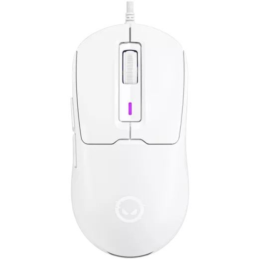 LORGAR MSA10 Ultralight Gaming egér fehér 55g