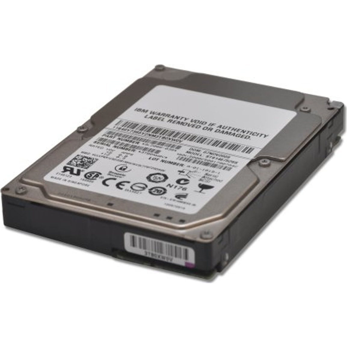 IBM 600GB 10K 6G SAS HDD 00W1160 (00W1160)