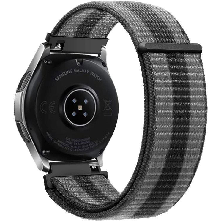 Eternico Airy Universal Quick Release 20mm - Elephant Gray with Black stripe (AET-UN20AY-ElGr)